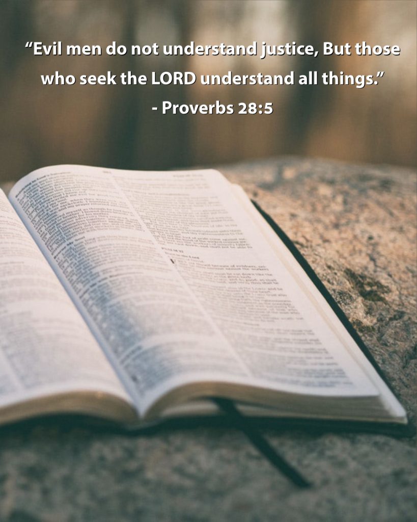 Proverbs 28:5